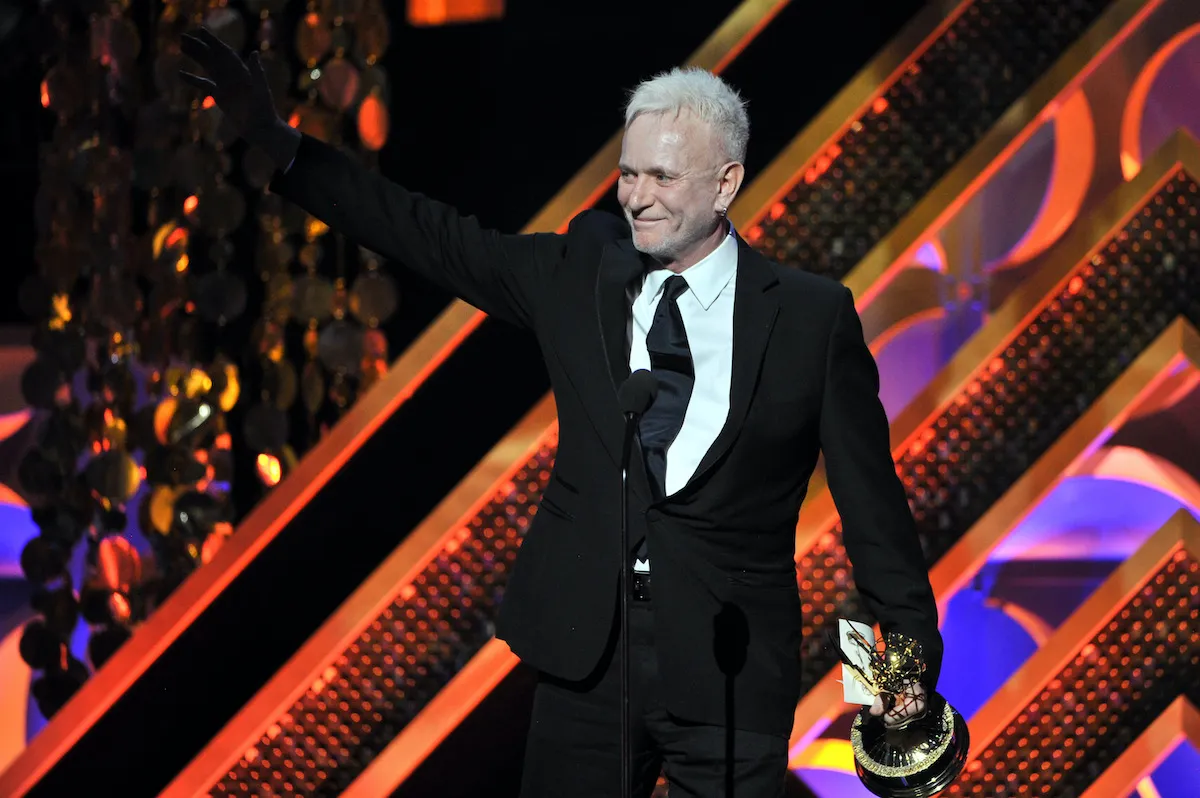Anthony geary receiving an award