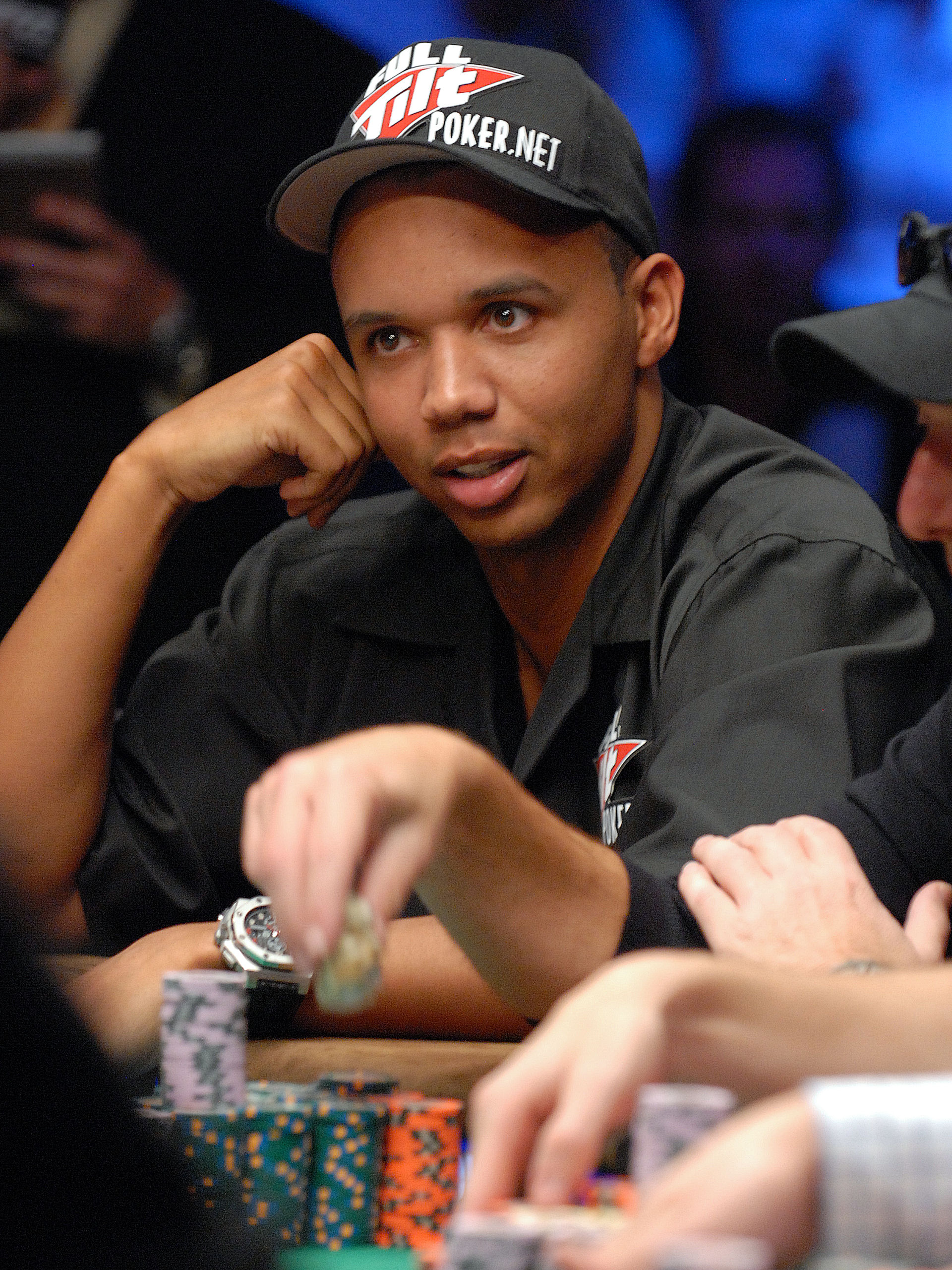 Phil Ivey Resting Face On Hand
